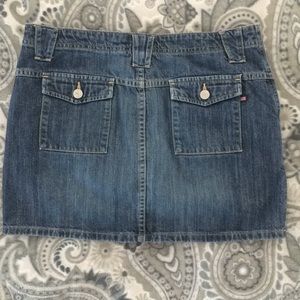 Ralph Lauren polo women's skirt Sz 8 W 32" denim